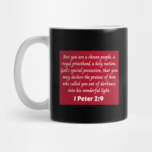 Bible Verse 1 Peter 2:9 Mug